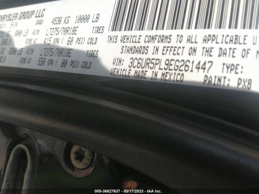 2014 RAM 2500 LONGHORN - 3C6UR5PL9EG261447