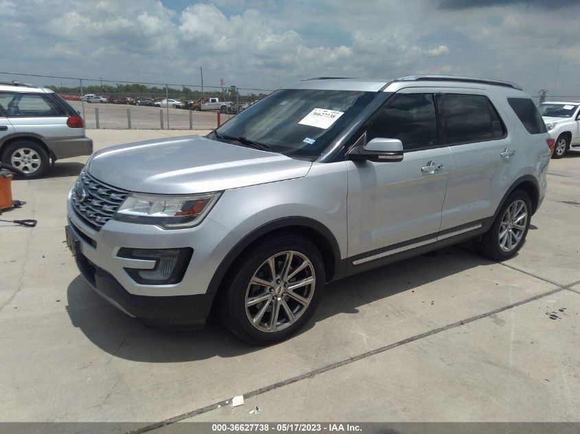 2017 FORD EXPLORER LIMITED - 1FM5K7FH5HGA42555