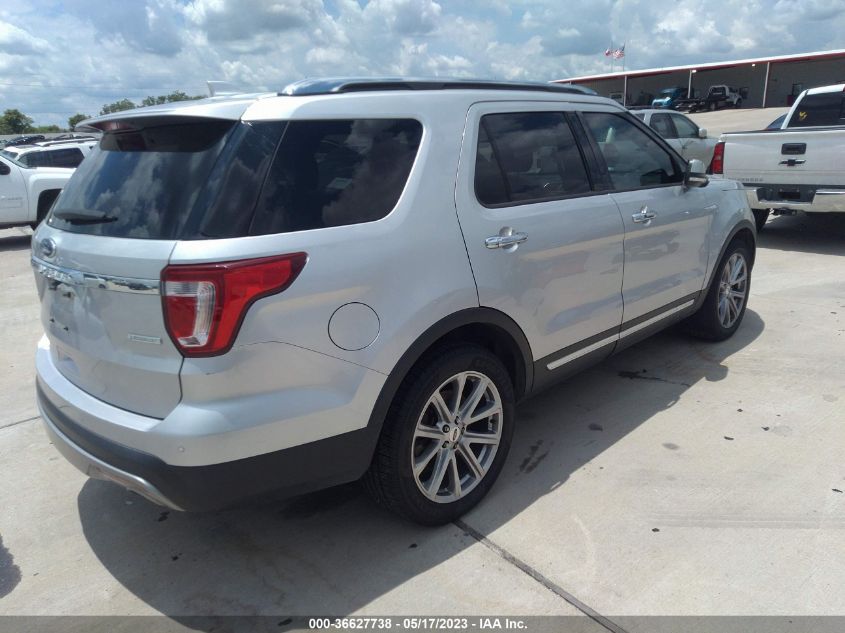 2017 FORD EXPLORER LIMITED - 1FM5K7FH5HGA42555
