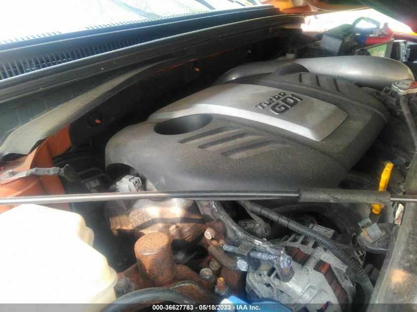 2013 HYUNDAI VELOSTER TURBO W/BLACK INT - KMHTC6AE5DU138449