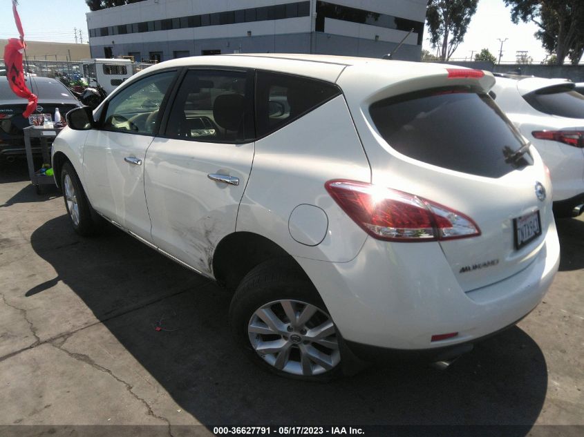 2014 NISSAN MURANO S/SV/SL/LE - JN8AZ1MU4EW415800
