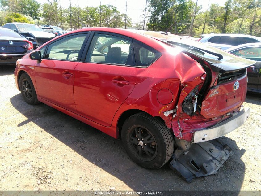 2015 TOYOTA PRIUS FOUR - JTDKN3DU9F1970831