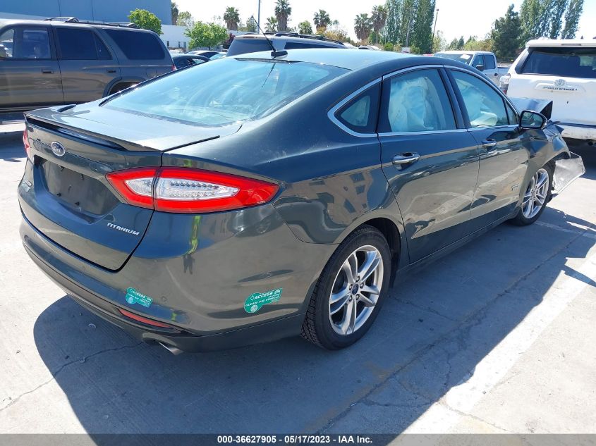 2015 FORD FUSION ENERGI TITANIUM - 3FA6P0SU1FR284615