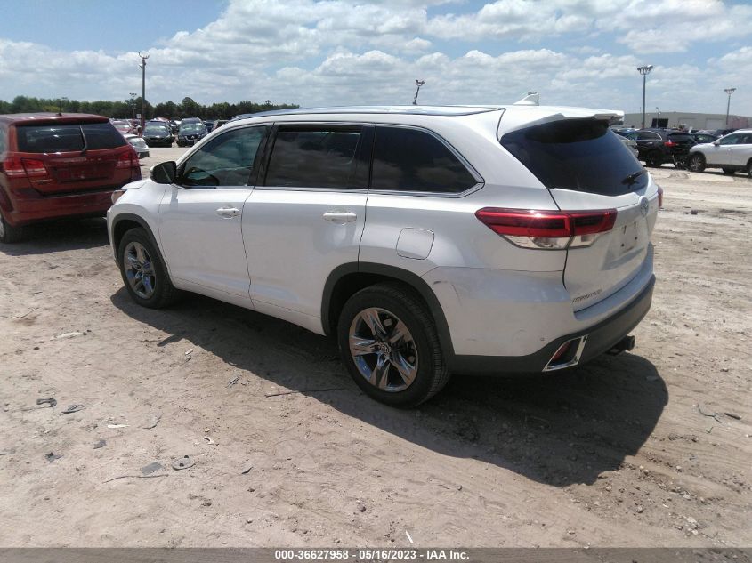 2018 TOYOTA HIGHLANDER LIMITED - 5TDYZRFH0JS262741