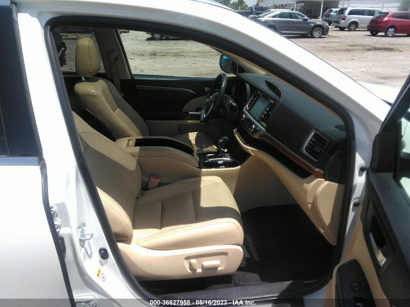 2018 TOYOTA HIGHLANDER LIMITED - 5TDYZRFH0JS262741