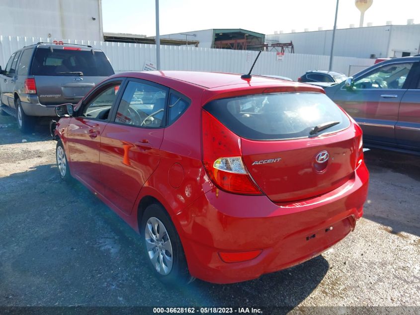 2016 HYUNDAI ACCENT SE - KMHCT5AE5GU257570