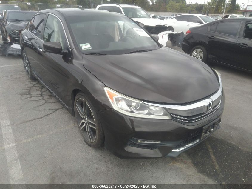 2017 HONDA ACCORD SEDAN SPORT - 1HGCR2F51HA018161