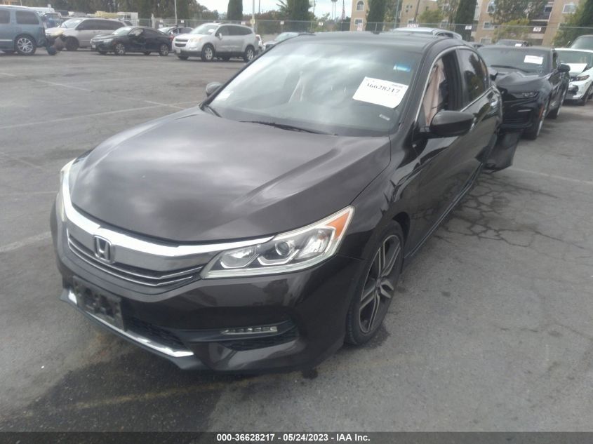 2017 HONDA ACCORD SEDAN SPORT - 1HGCR2F51HA018161