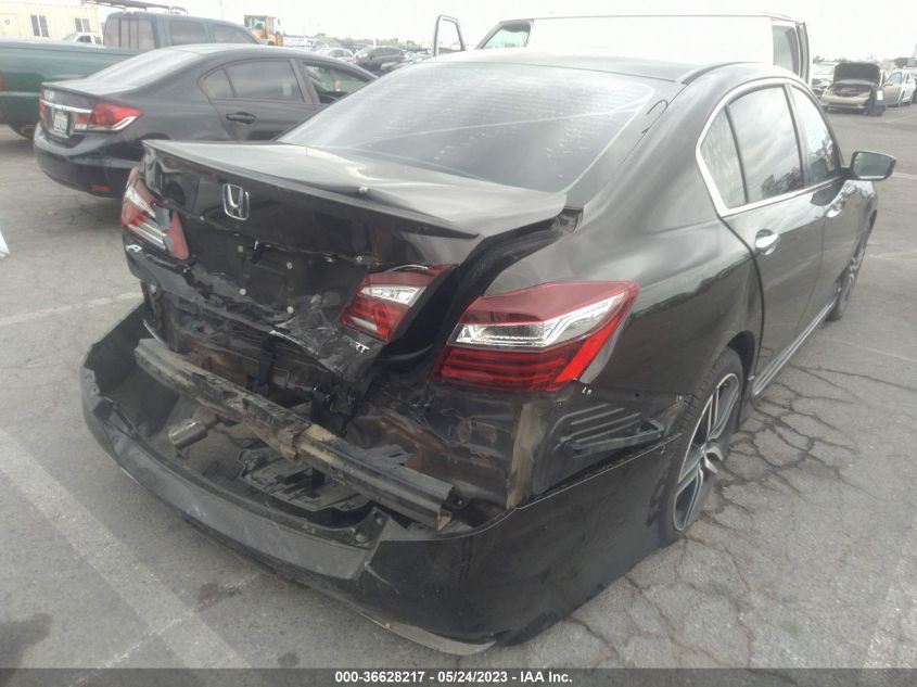 2017 HONDA ACCORD SEDAN SPORT - 1HGCR2F51HA018161