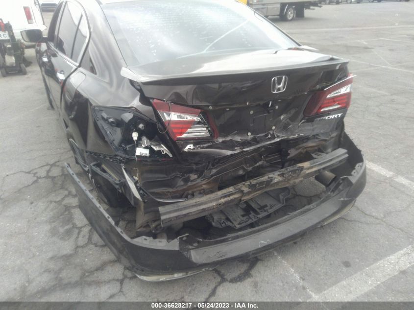 2017 HONDA ACCORD SEDAN SPORT - 1HGCR2F51HA018161