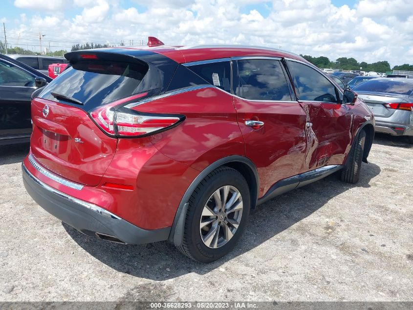 2017 NISSAN MURANO SL - 5N1AZ2MG4HN180901