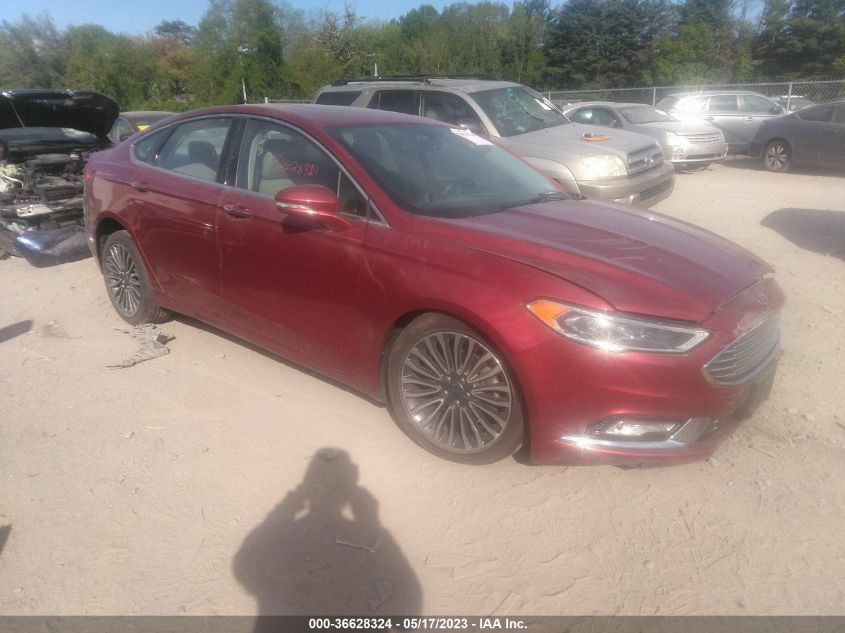 2017 FORD FUSION SE - 3FA6P0T98HR261703