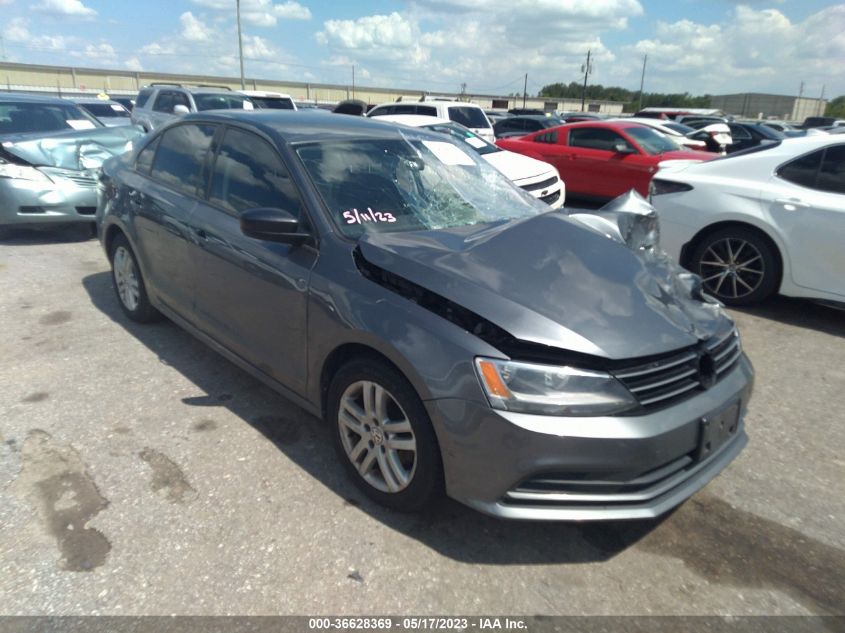 2015 VOLKSWAGEN JETTA SEDAN 2.0L S W/TECHNOLOGY - 3VW2K7AJ9FM351544