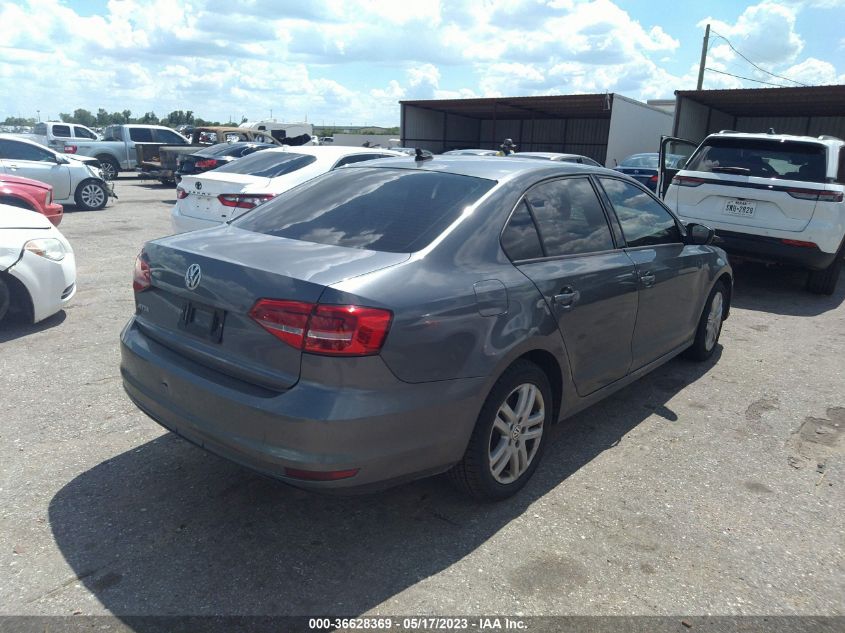 2015 VOLKSWAGEN JETTA SEDAN 2.0L S W/TECHNOLOGY - 3VW2K7AJ9FM351544