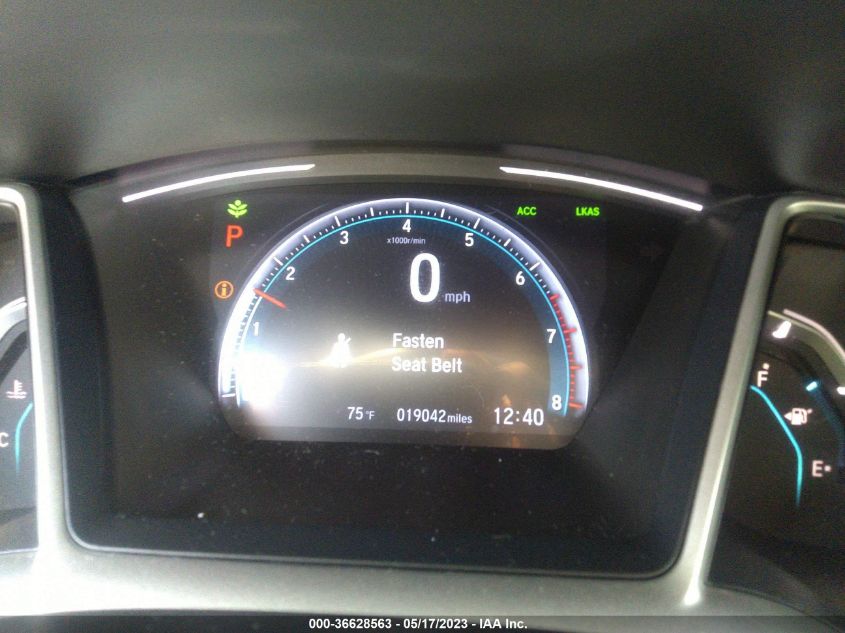 2019 HONDA CIVIC SEDAN EX - 19XFC1F38KE209442