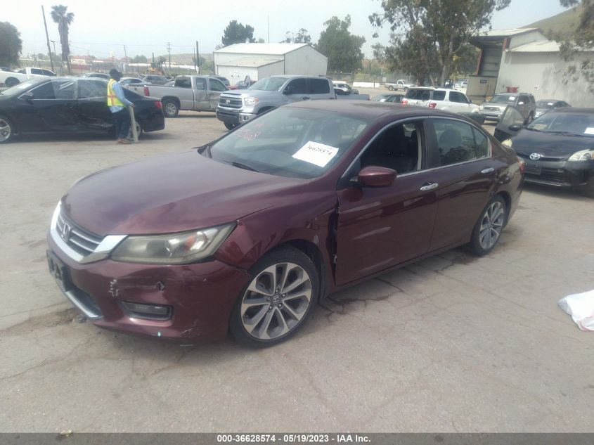 2014 HONDA ACCORD SEDAN SPORT - 1HGCR2F56EA062958