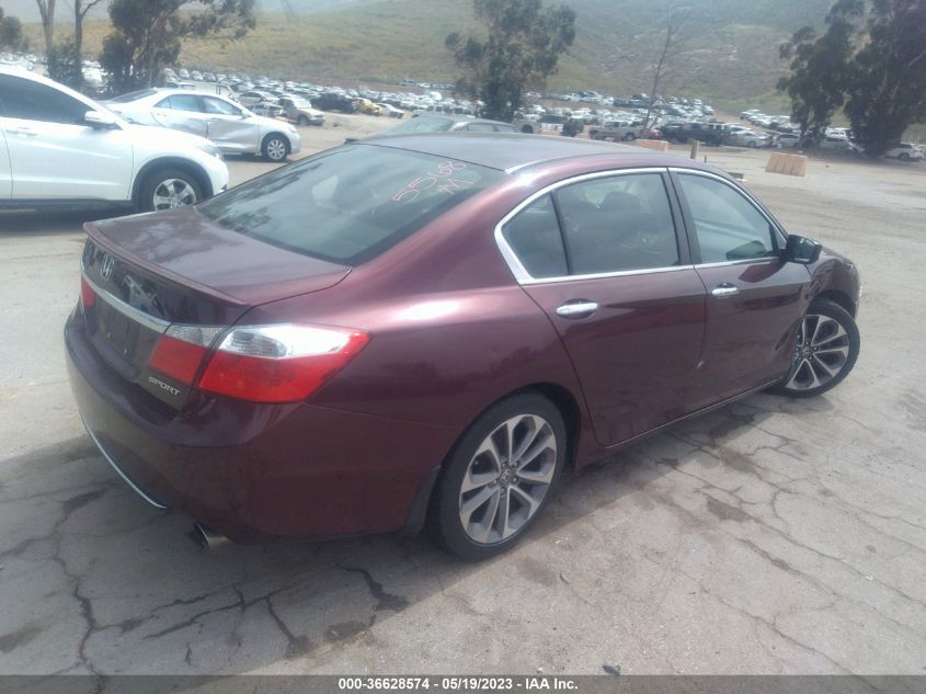 2014 HONDA ACCORD SEDAN SPORT - 1HGCR2F56EA062958