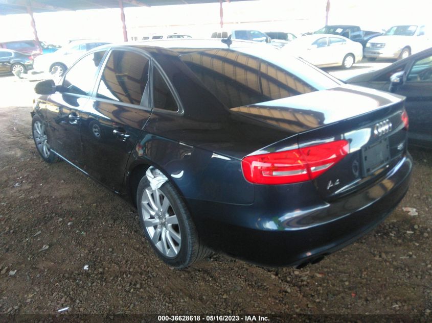 2013 AUDI A4 PREMIUM - WAUBFAFL9DN013026