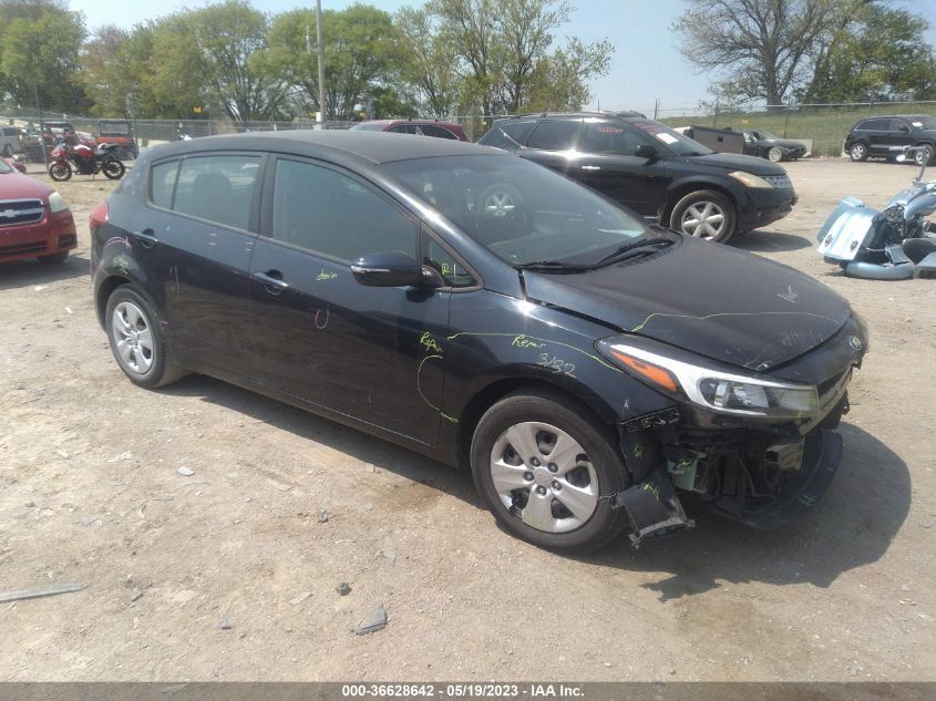 KNAFK5A80J5773915 KIA FORTE5 LX 2018