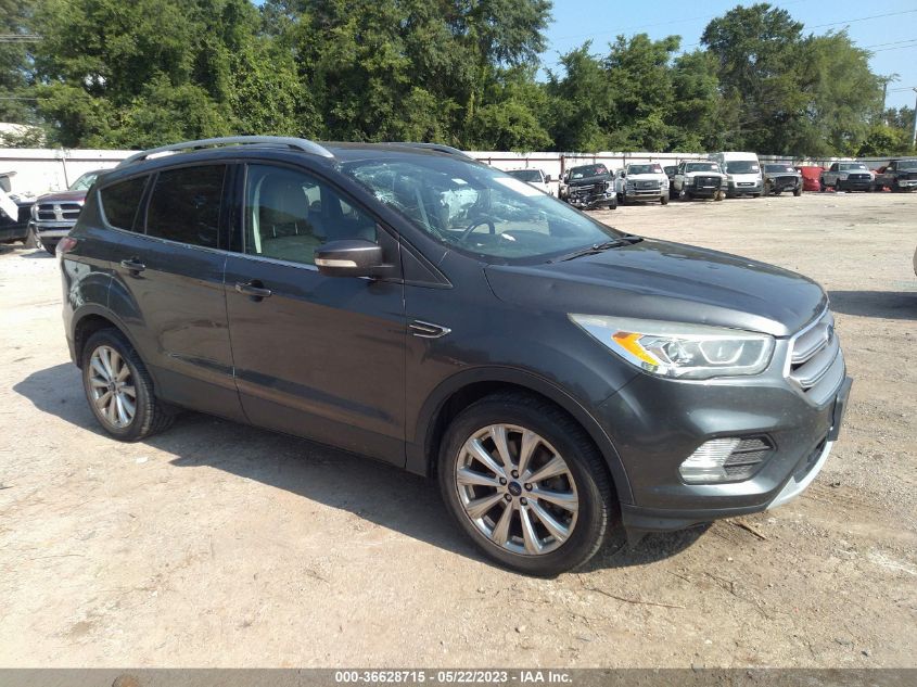 2017 FORD ESCAPE TITANIUM - 1FMCU0J90HUA26225