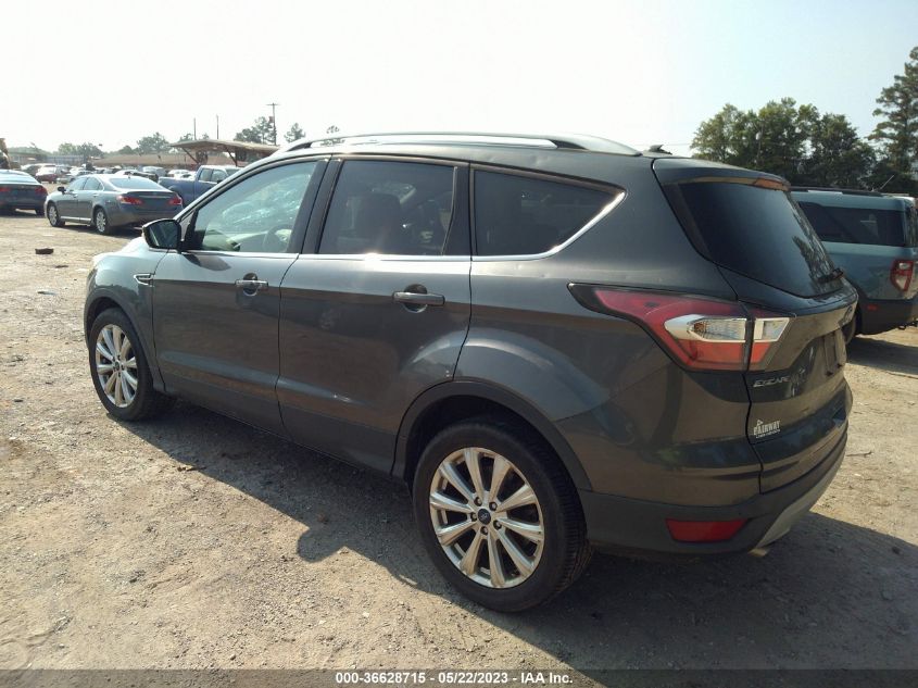 2017 FORD ESCAPE TITANIUM - 1FMCU0J90HUA26225