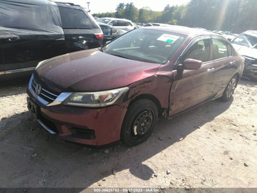 2014 HONDA ACCORD SEDAN LX - 1HGCR2F38EA110653