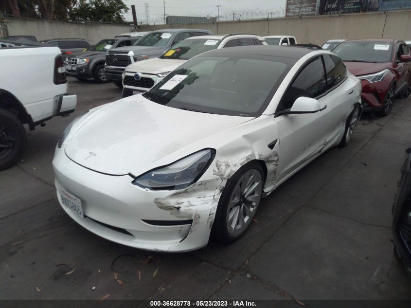 2021 TESLA MODEL 3 STANDARD RANGE PLUS - 5YJ3E1EA5MF937407