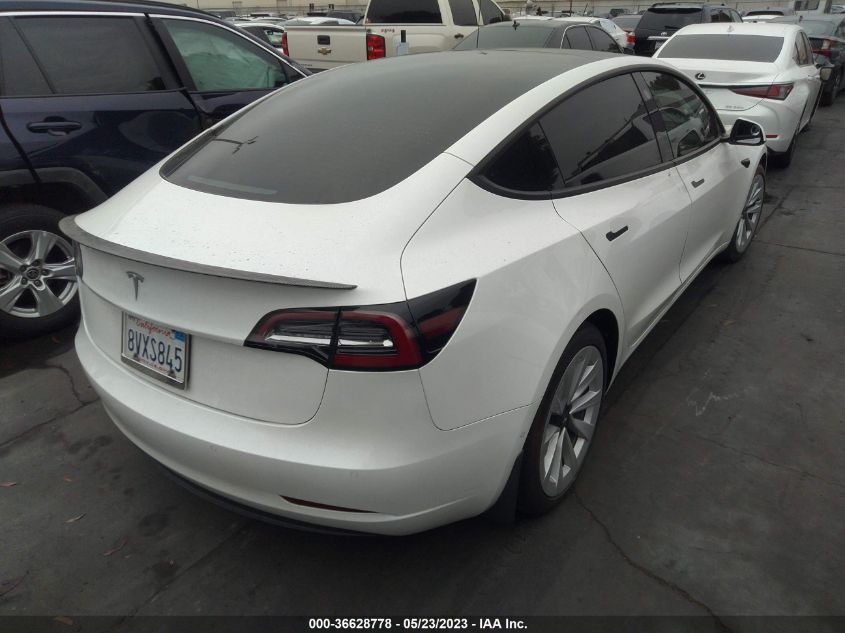 2021 TESLA MODEL 3 STANDARD RANGE PLUS - 5YJ3E1EA5MF937407