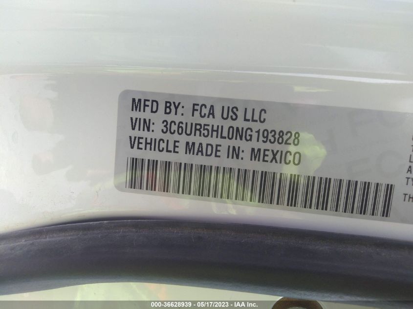 2022 RAM 2500 TRADESMAN - 3C6UR5HL0NG193828