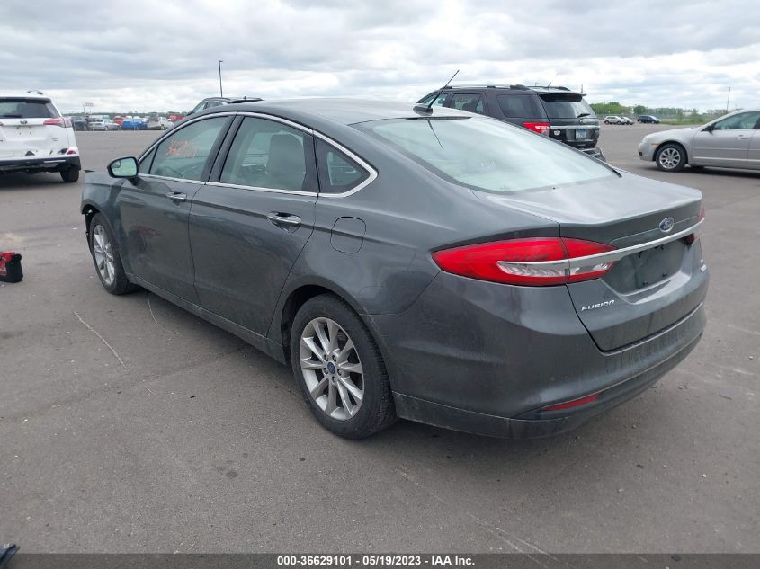 2017 FORD FUSION SE - 3FA6P0HD7HR229502