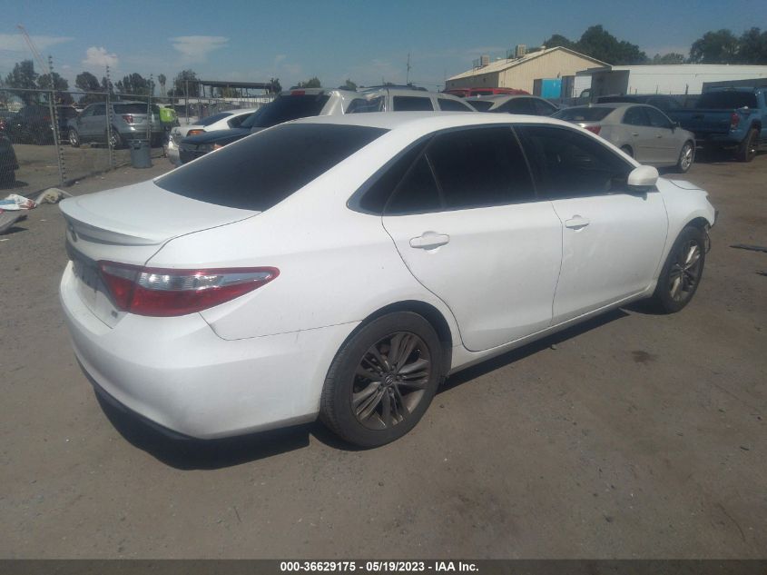 2017 TOYOTA CAMRY XLE/SE/LE/XSE - 4T1BF1FK4HU397637