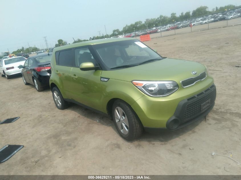 2016 KIA SOUL BASE - KNDJN2A27G7836309