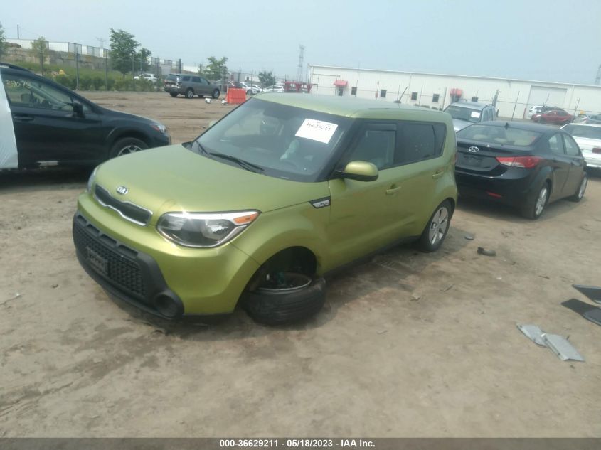 2016 KIA SOUL BASE - KNDJN2A27G7836309