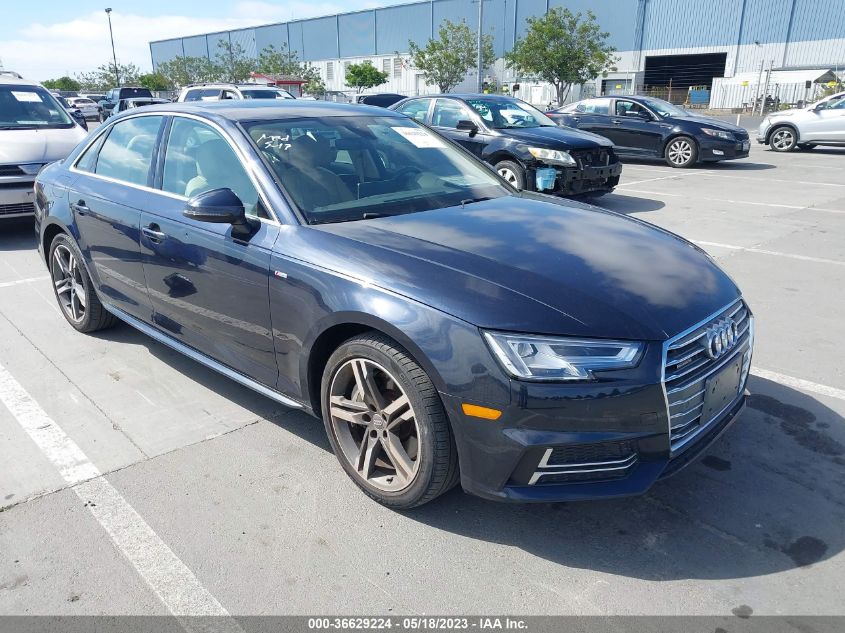 2018 AUDI A4 PREMIUM PLUS - WAUENAF43JN017965