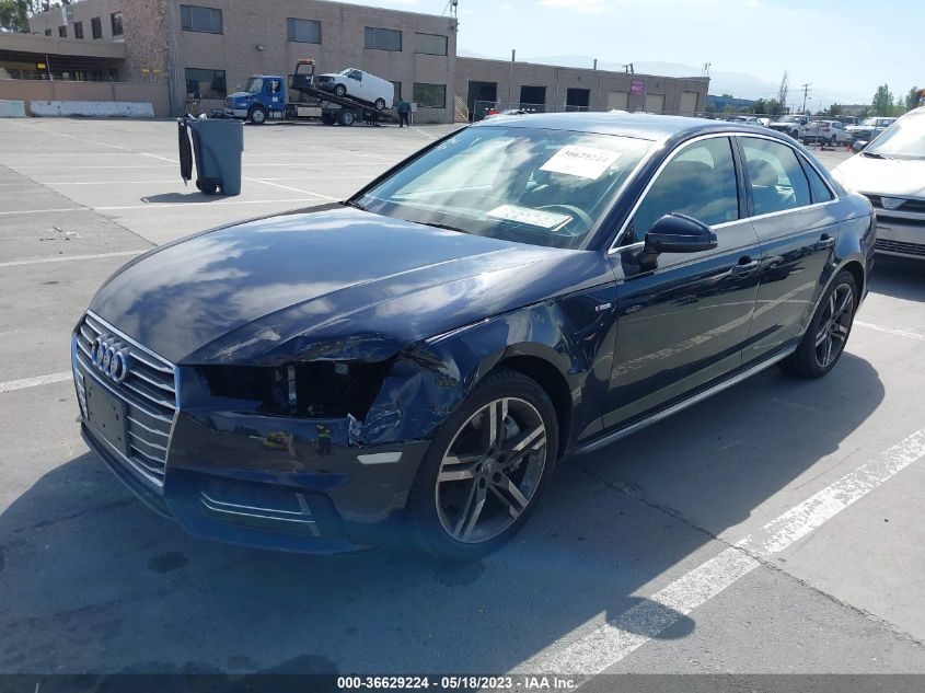 2018 AUDI A4 PREMIUM PLUS - WAUENAF43JN017965