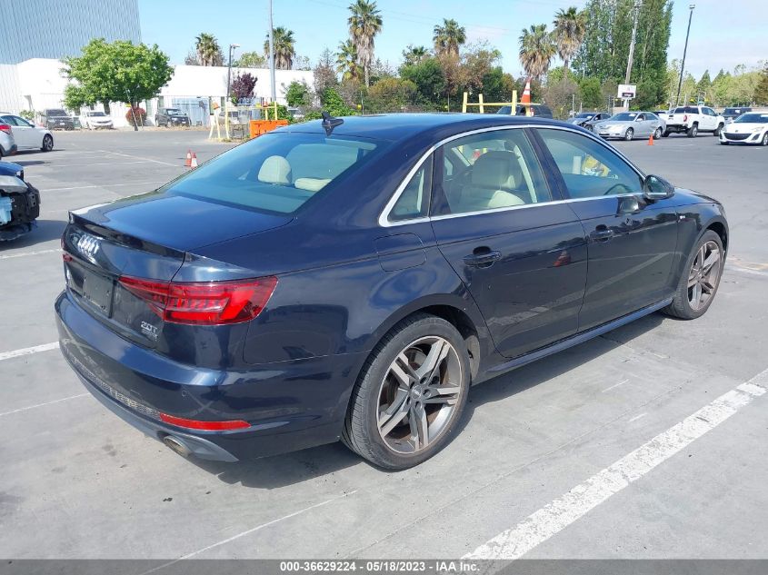 2018 AUDI A4 PREMIUM PLUS - WAUENAF43JN017965