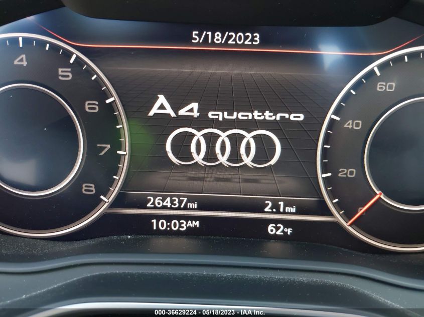 2018 AUDI A4 PREMIUM PLUS - WAUENAF43JN017965