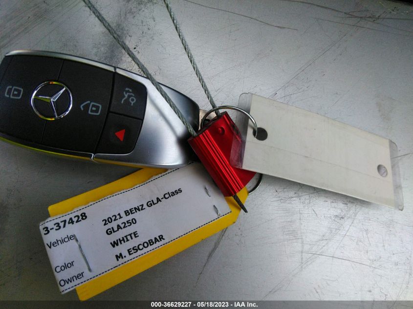 2021 MERCEDES-BENZ GLA GLA 250 - W1N4N4GB0MJ120830