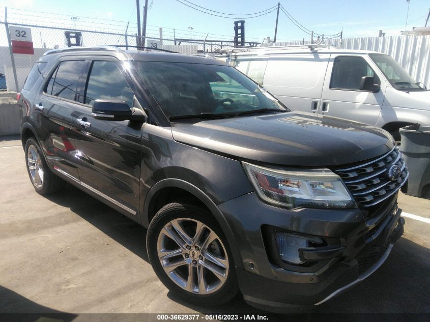 2017 FORD EXPLORER LIMITED - 1FM5K8F81HGA76420