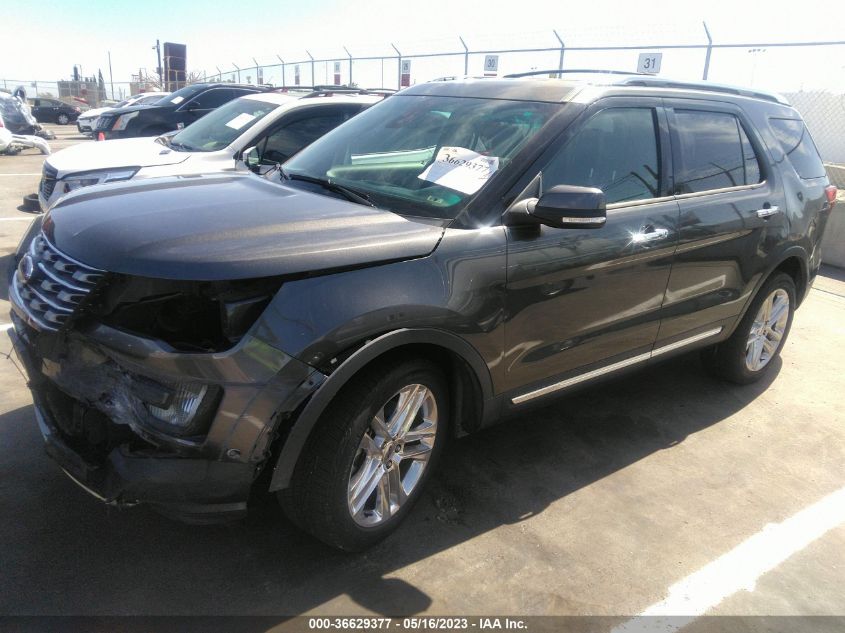 2017 FORD EXPLORER LIMITED - 1FM5K8F81HGA76420