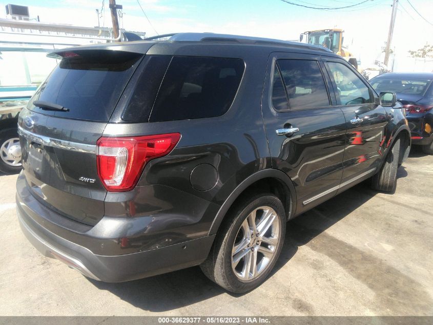 2017 FORD EXPLORER LIMITED - 1FM5K8F81HGA76420