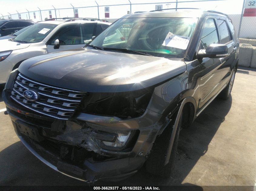 2017 FORD EXPLORER LIMITED - 1FM5K8F81HGA76420