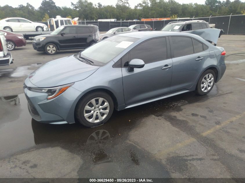 2022 TOYOTA COROLLA LE - JTDEPMAEXN3017588