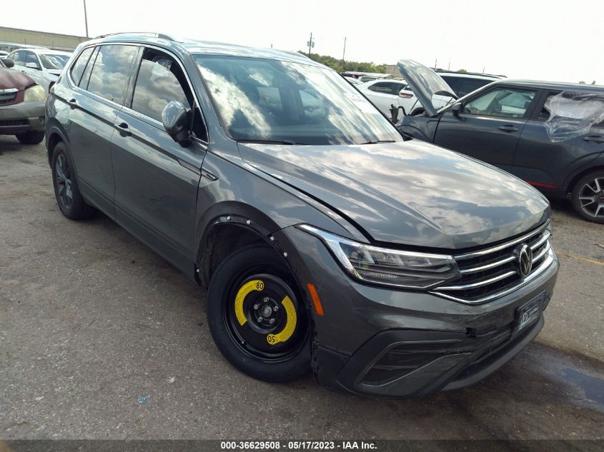 2022 VOLKSWAGEN TIGUAN SE - 3VV3B7AX4NM122152