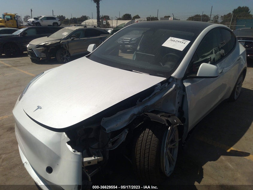 VIN 7SAYGAEE6PF617622 2023 TESLA MODEL Y LONG RANGE