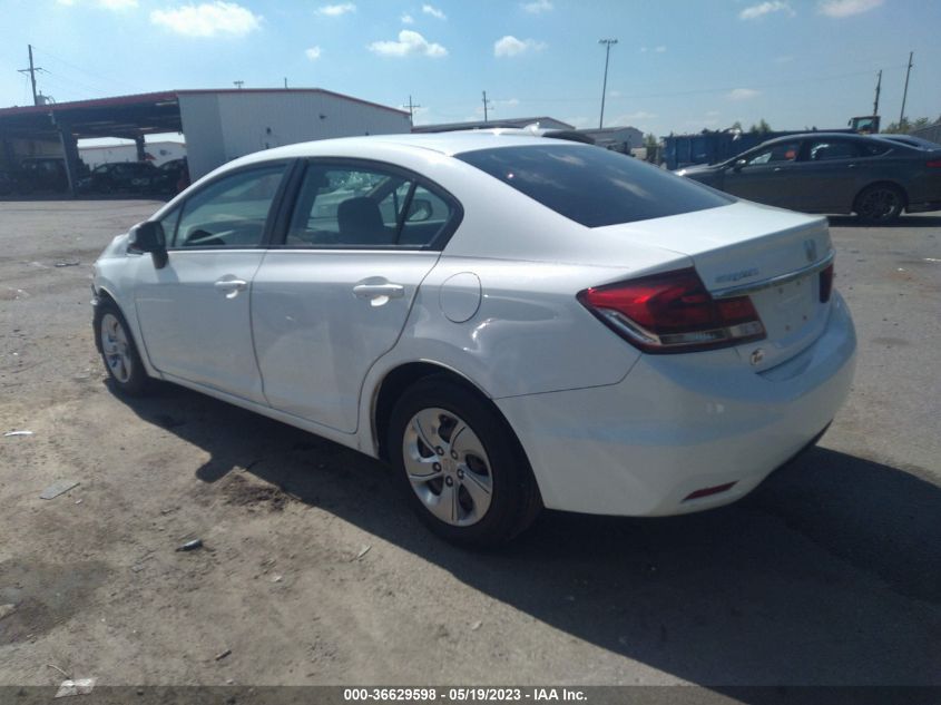 2013 HONDA CIVIC SDN LX - 19XFB2F54DE064347