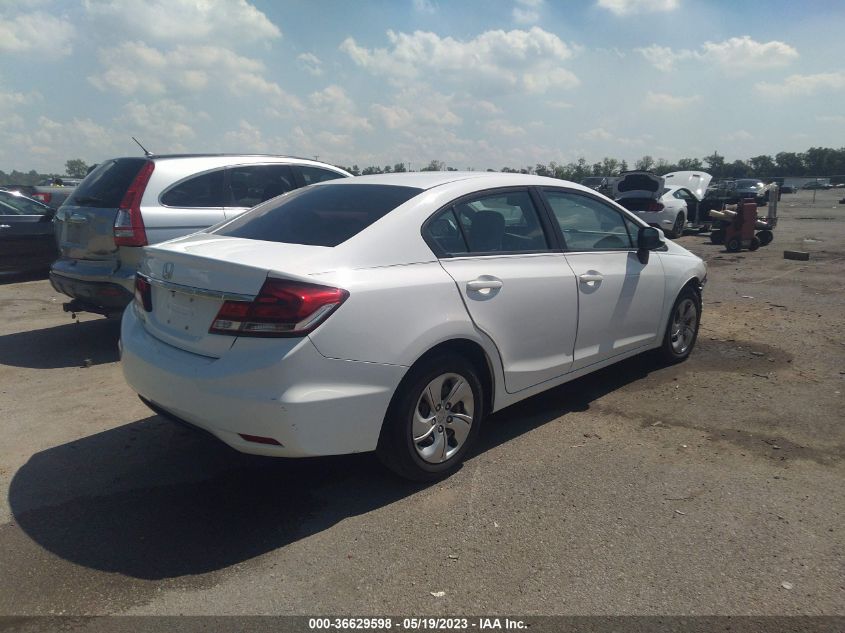 2013 HONDA CIVIC SDN LX - 19XFB2F54DE064347