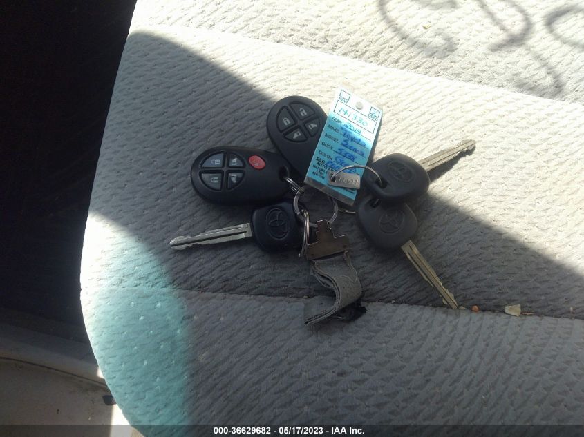 2014 TOYOTA SIENNA LE - 5TDKK3DC4ES515936