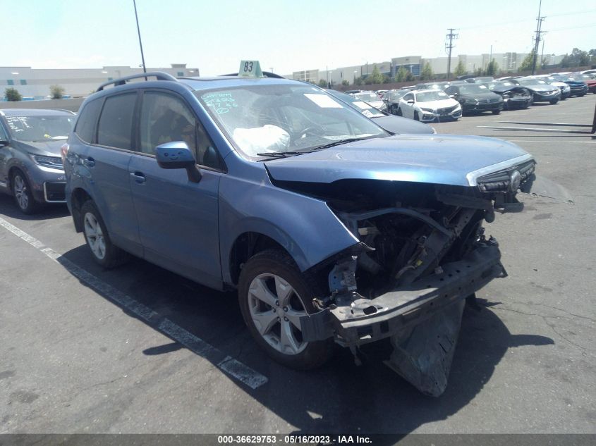 2016 SUBARU FORESTER 2.5I PREMIUM - JF2SJADC8GH444367