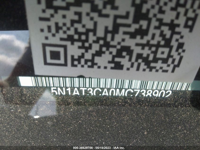 2021 NISSAN ROGUE SL - 5N1AT3CA0MC738902